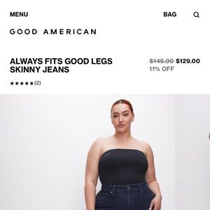 Good American - Always Fits Good Legs Skinny Jeans